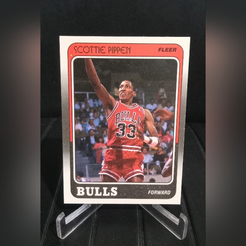 1988 Fleer Chicago Bulls Scottie Pippen Rookie Card Basketball